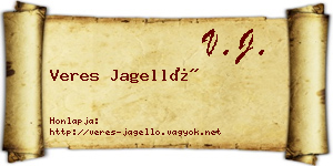 Veres Jagelló névjegykártya