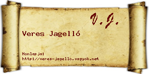 Veres Jagelló névjegykártya